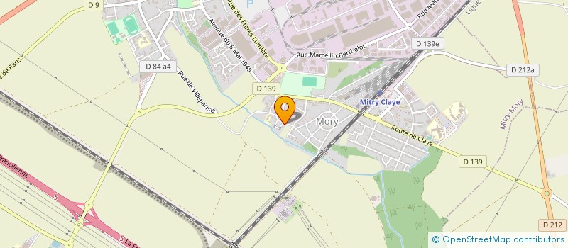 localisation de l'entreprise SARL LES TROIS FRERES à MITRY-MORY