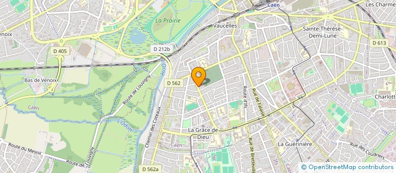 localisation de l'entreprise SARL LES TROIS L à CAEN