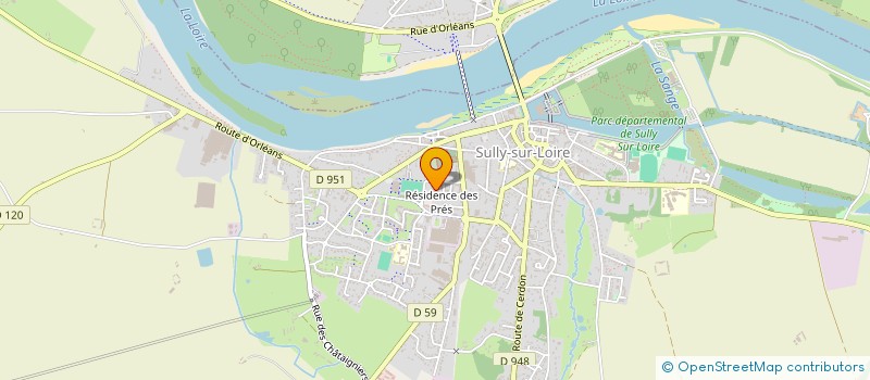 localisation de l'entreprise SARL LES TROIS MA à SULLY-SUR-LOIRE