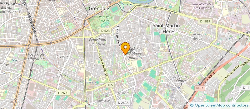 localisation de l'entreprise SARL LES TROIS R à GRENOBLE