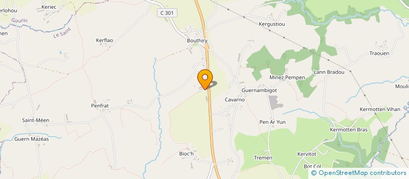 localisation de l'entreprise SARL LES TROIS SAPINS  LE SAINT