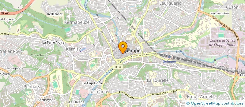 localisation de l'entreprise SARL LES TROIS SAVEURS à QUIMPER