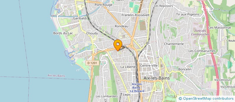localisation de l'entreprise SARL LES TROIS VALLEES à AIX-LES-BAINS