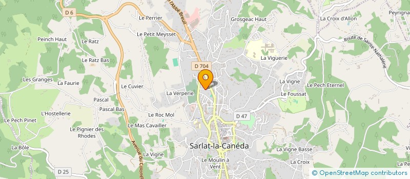 localisation de l'entreprise SARL LES TULIPES à SARLAT-LA-CANEDA