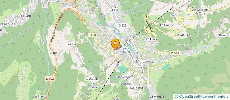 localisation de l'entreprise SARL LES VACANCES A MORZINE  MORZINE