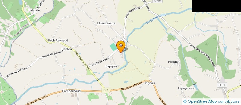 localisation de l'entreprise SARL LES VALLEES  LAFRANCAISE