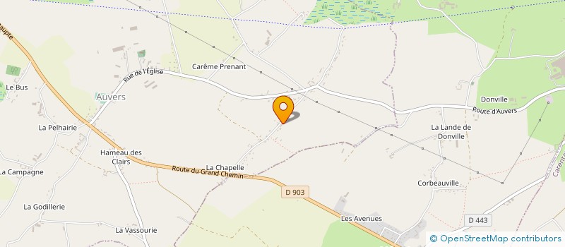 localisation de l'entreprise SARL LES VERGERS DE LA CHAPELLE  AUVERS