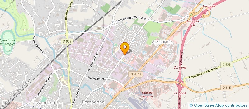 localisation de l'entreprise SARL LES VERGERS DE MATRAS  MONTAUBAN