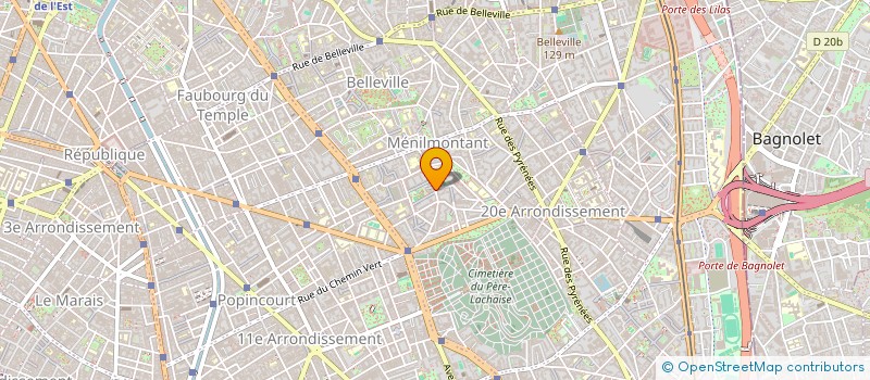 localisation de l'entreprise SARL LES VERGERS DES AMANDIERS à PARIS