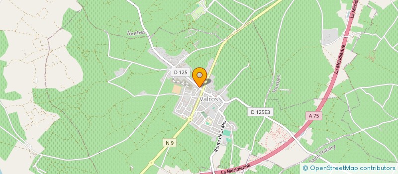 localisation de l'entreprise SARL LES VIGNOBLES DE LAYRANC à VALROS