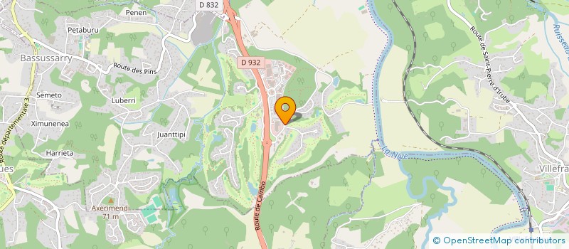 localisation de l'entreprise SARL LES VILLAS DE PONT ROYAL  BASSUSSARRY