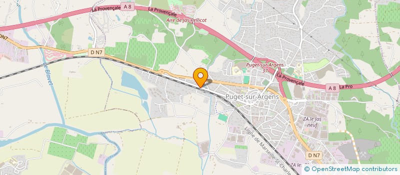 localisation de l'entreprise SARL LES VILLAS PUGETOISES GHAZOUANI  PUGET-SUR-ARGENS