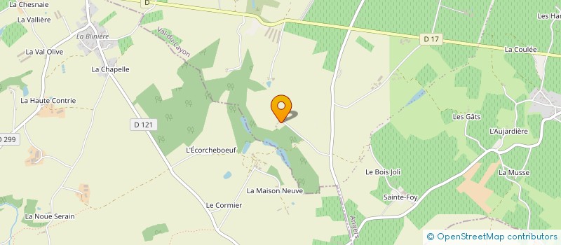 localisation de l'entreprise SARL LES VINS MATHIEU TIJOU à ROCHEFORT-SUR-LOIRE
