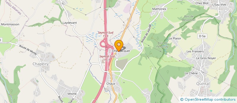 localisation de l'entreprise SARL LES VOLAILLES DU SEMNOZ à ANNECY