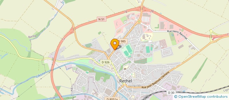 localisation de l'entreprise SARL LESAIN à RETHEL