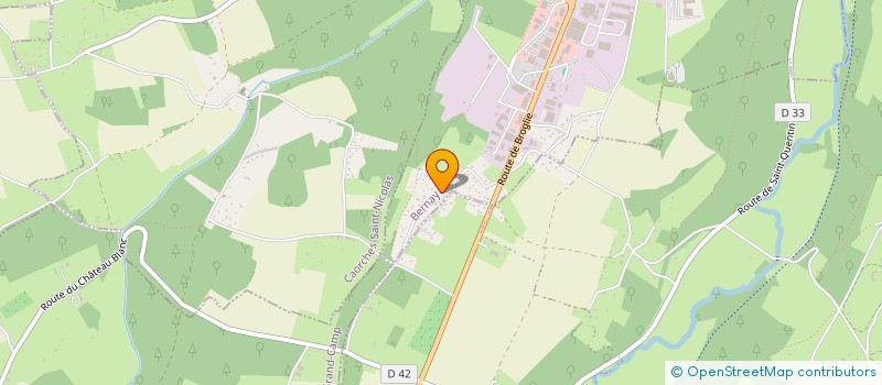 localisation de l'entreprise SARL LESECQ à BERNAY