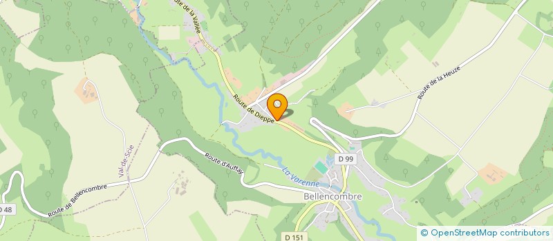 localisation de l'entreprise SARL LESOBRE à BELLENCOMBRE