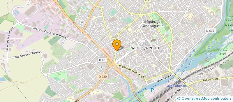 localisation de l'entreprise SARL LESOT AUTOMOBILES à SAINT-QUENTIN