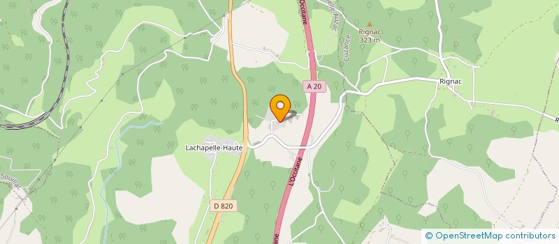 localisation de l'entreprise SARL LESTRADE à LACAVE