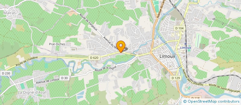 localisation de l'entreprise SARL LETE à LIMOUX