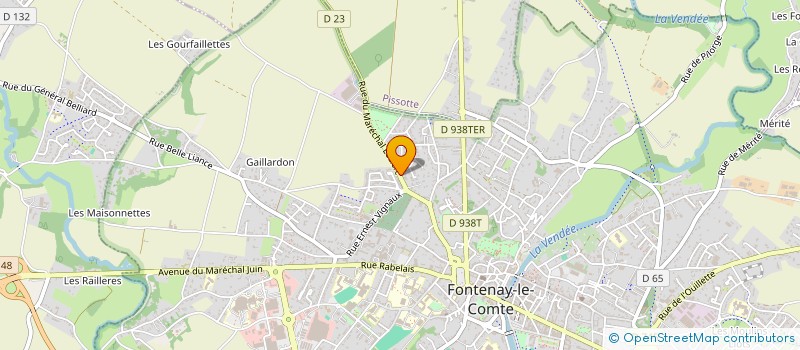 localisation de l'entreprise SARL LETEAU à FONTENAY-LE-COMTE