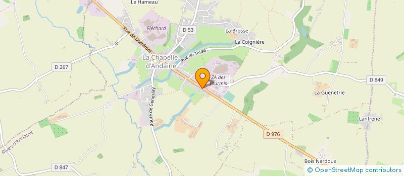 localisation de l'entreprise SARL LETELLIER à RIVES D'ANDAINE