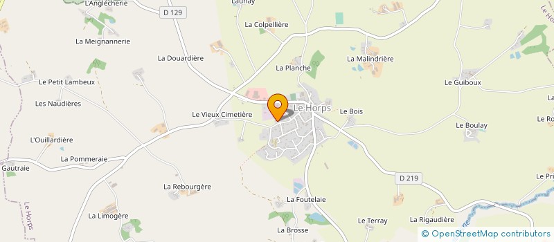 localisation de l'entreprise SARL LETERTRE MARTIN CORINNE  LE HORPS