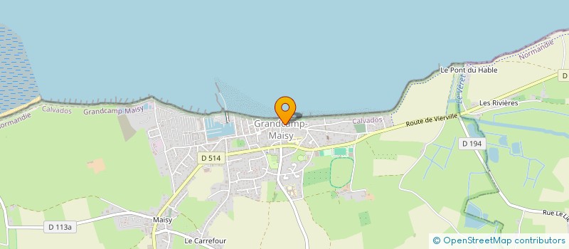 localisation de l'entreprise SARL LETOUSEY PASCAL ET CATHY  GRANDCAMP-MAISY