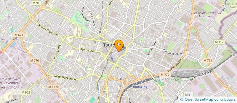 localisation de l'entreprise SARL LEURENT IMMOBILIER à TOURCOING
