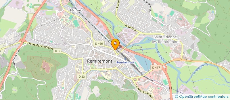 localisation de l'entreprise SARL LEUVREY AGENCEMENT à REMIREMONT