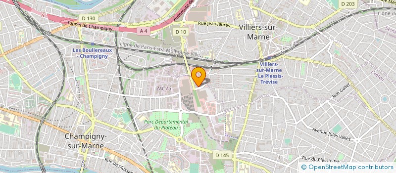 localisation de l'entreprise SARL LEV OPTIC à CHAMPIGNY-SUR-MARNE