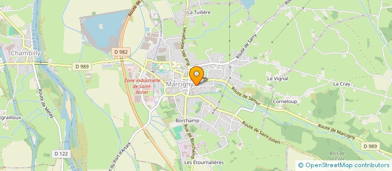 localisation de l'entreprise SARL LEVAIN ET TRADITION à MARCIGNY