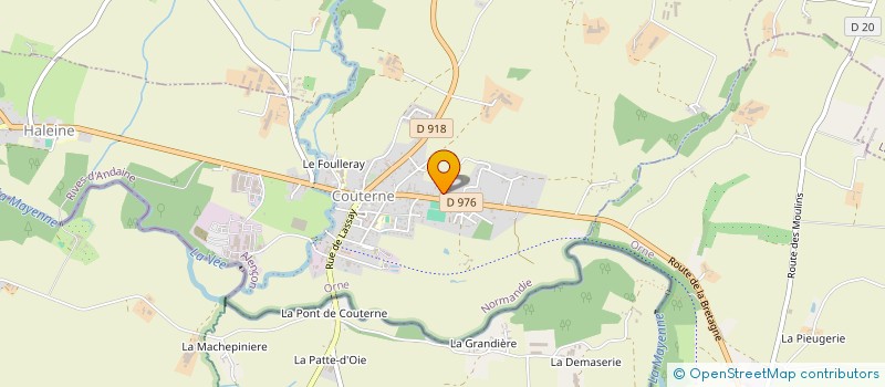 localisation de l'entreprise SARL LEVALLET FLEURS à RIVES D'ANDAINE