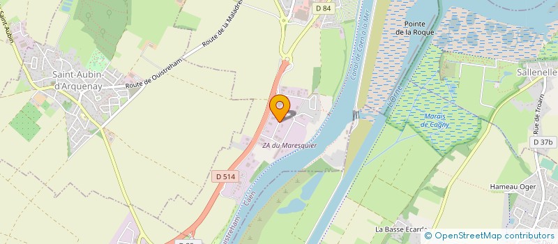 localisation de l'entreprise SARL LEVARD à OUISTREHAM