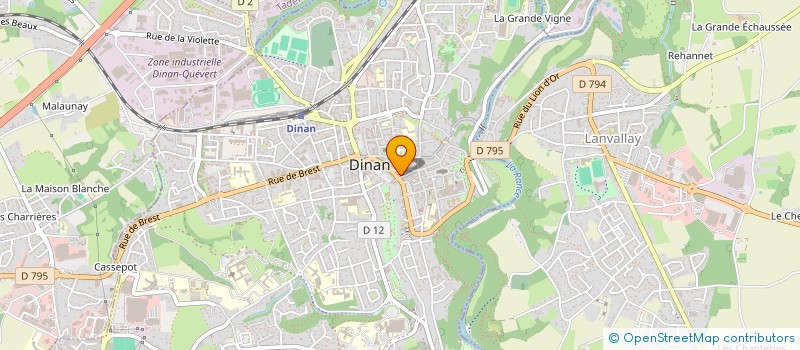 localisation de l'entreprise SARL LEVAVASSEUR.F à DINAN