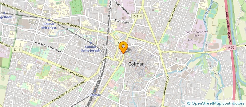 localisation de l'entreprise SARL LEVEL GAMES  COLMAR