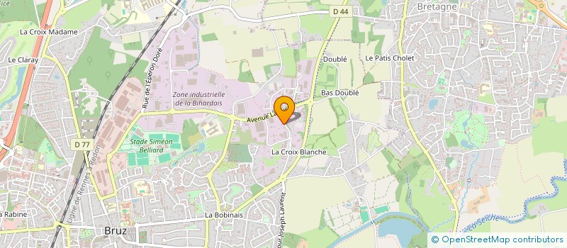 localisation de l'entreprise SARL LEVEQUE  BRUZ