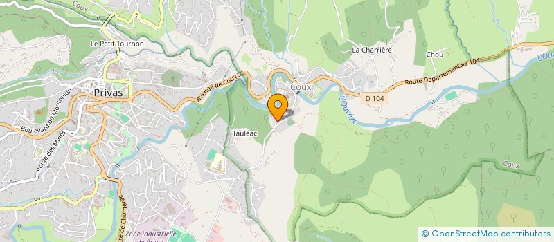 localisation de l'entreprise SARL LEVEQUE FRERES à COUX