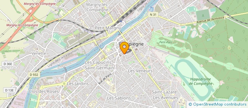 localisation de l'entreprise SARL LEVIEN à COMPIEGNE