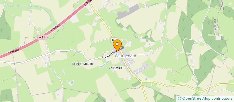 localisation de l'entreprise SARL LEVIER  COURGENARD