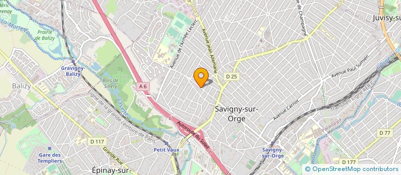 localisation de l'entreprise SARL LEXMAR à SAVIGNY-SUR-ORGE