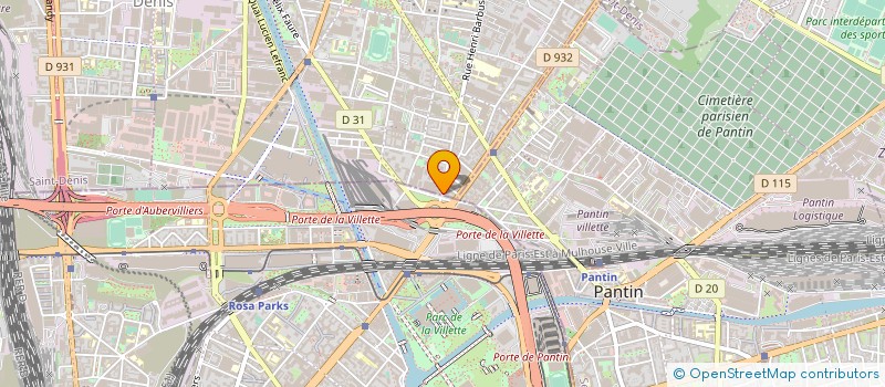 localisation de l'entreprise SARL LEY LEY  AUBERVILLIERS