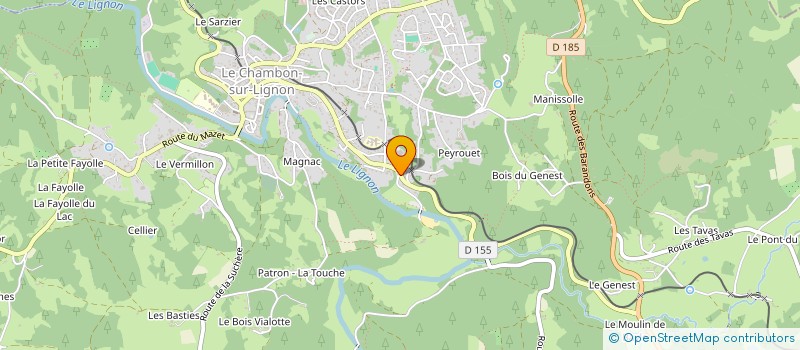 localisation de l'entreprise SARL LEYGATRANS  LE CHAMBON-SUR-LIGNON