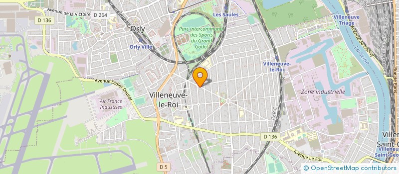 localisation de l'entreprise SARL LF SOLS à VILLENEUVE-LE-ROI