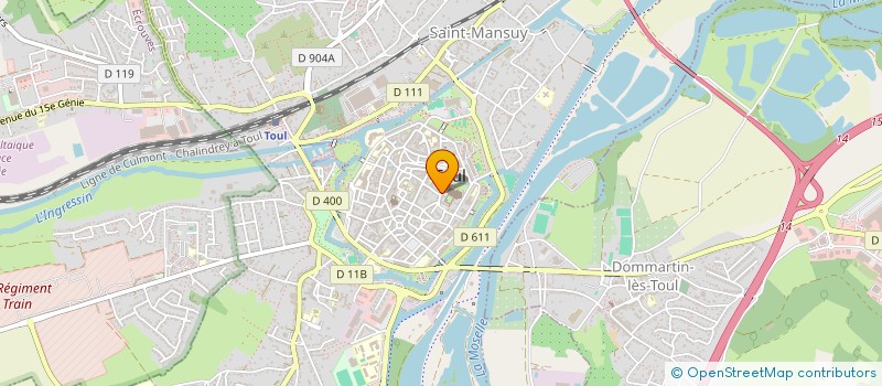 localisation de l'entreprise SARL LG CREATION à TOUL