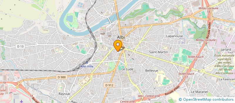 localisation de l'entreprise SARL LGD-CARMOPTIC  ALBI