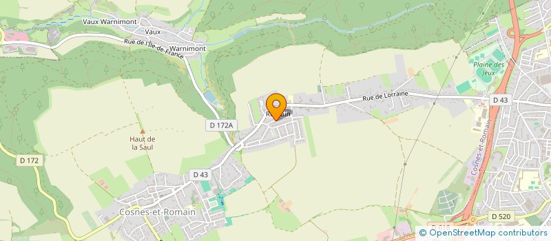 localisation de l'entreprise SARL LGG  COSNES-ET-ROMAIN