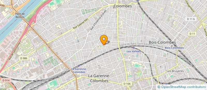 localisation de l'entreprise SARL LGLP VALET à COLOMBES