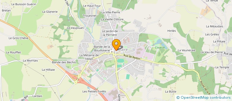 localisation de l'entreprise SARL LGTH à ALLAIRE