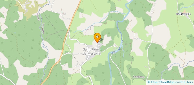 localisation de l'entreprise SARL LHERMET ET FILS  SAINT-FLOUR-DE-MERCOIRE